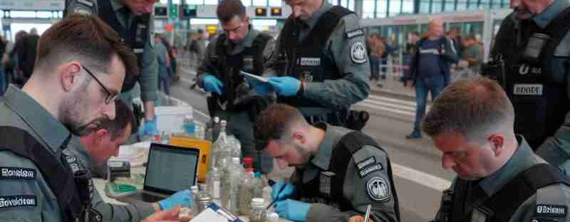Austrian Authorities Announce Tightened Border Controls in Wake of German Cannabis Legalization, Concept art for illustrative purpose, tags: grenzkontrollen nach der von - Monok